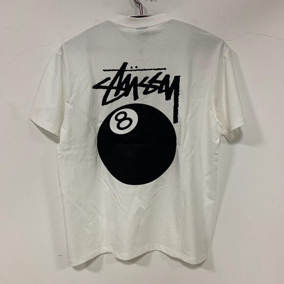 Stussy White tee crew neck XL cotton t-shirt - Picture 1 of 5